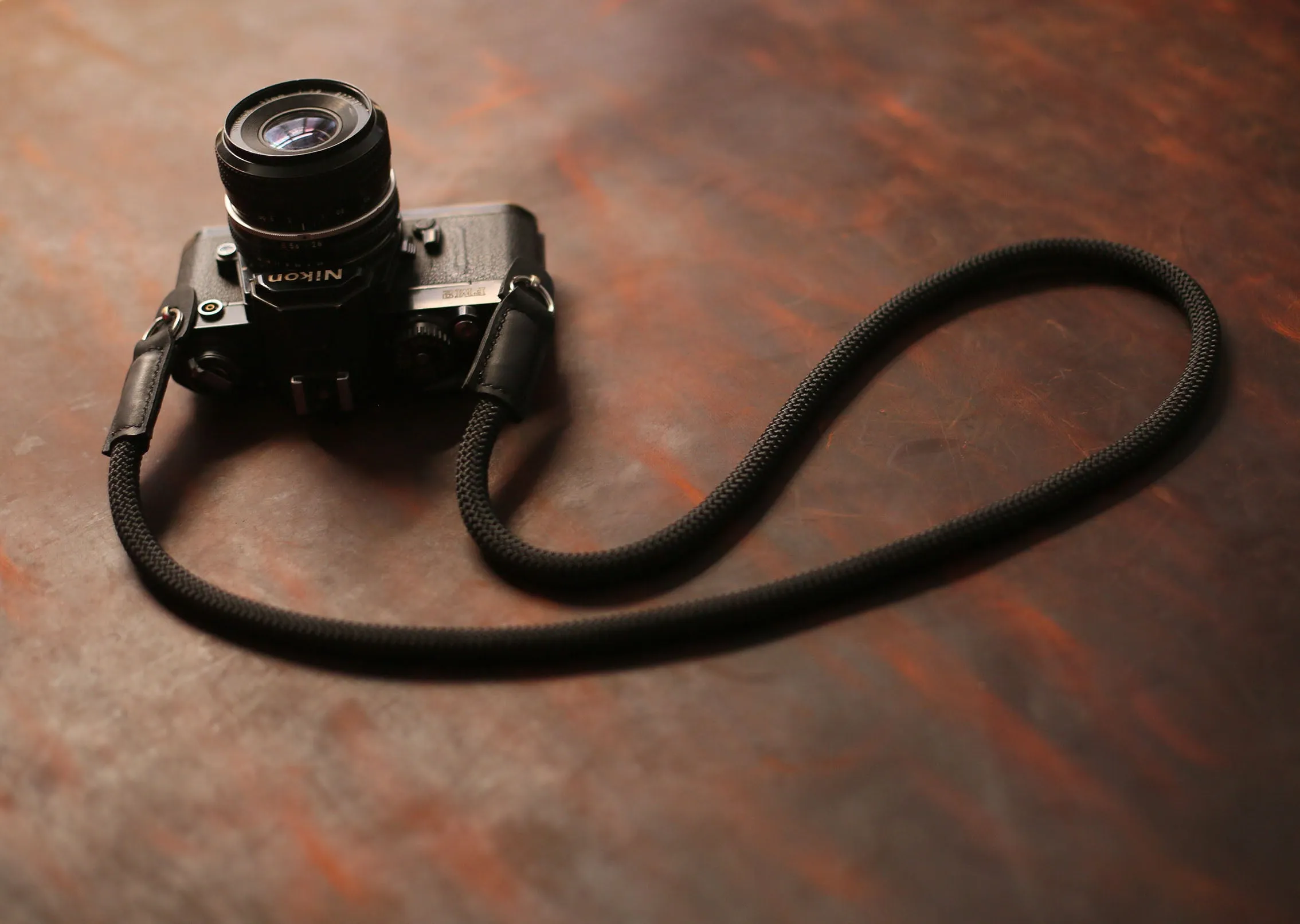 Office Casual Best Handmade Camera Neck Strap Climbing Rope Black@Windmup.com