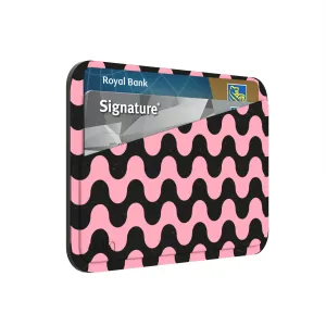 Black Frequency Mini Wallet Handy Magnetic Wallet