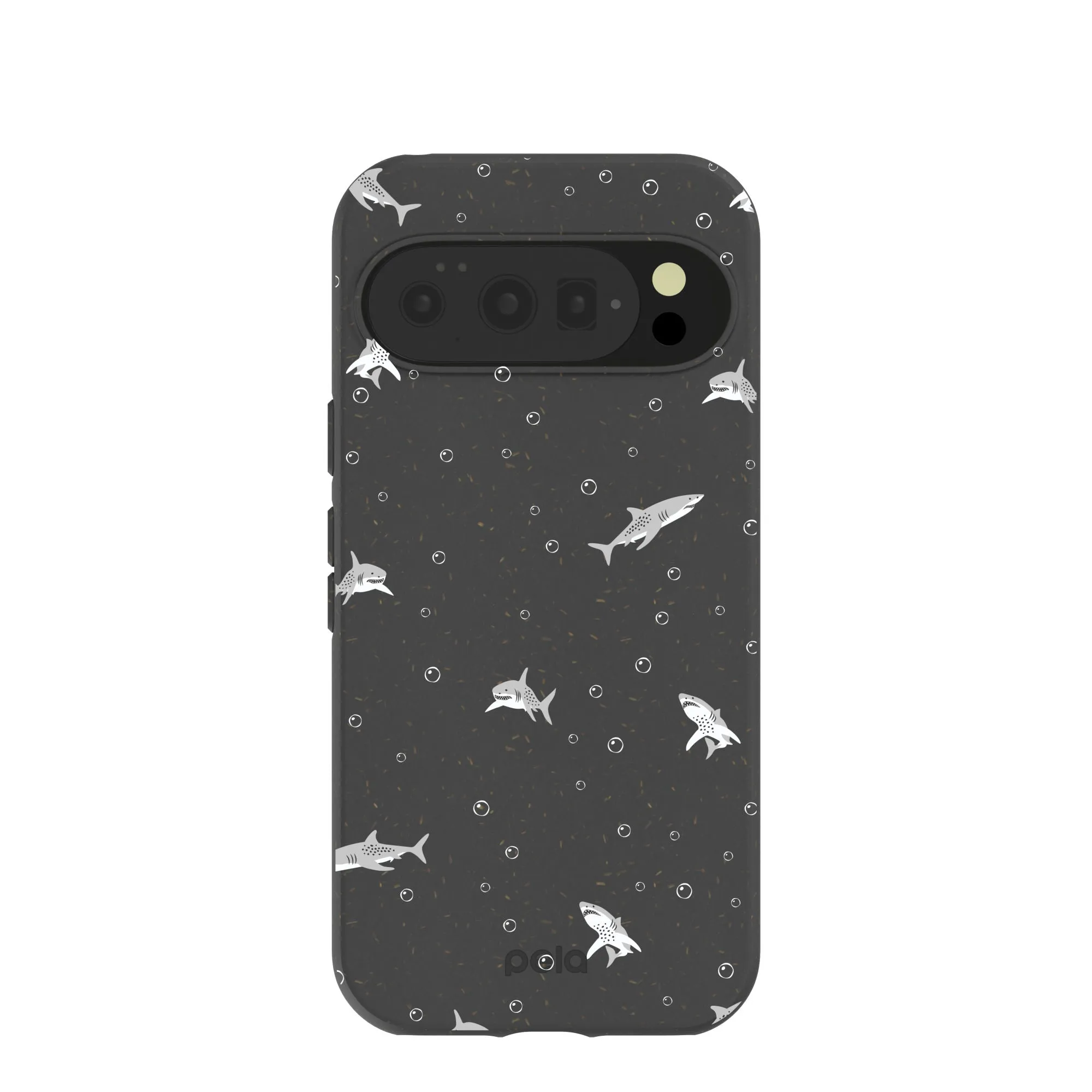 Black Lil Sharks Google Pixel 10/10 Pro Case Minimal Aesthetic Rugged Build