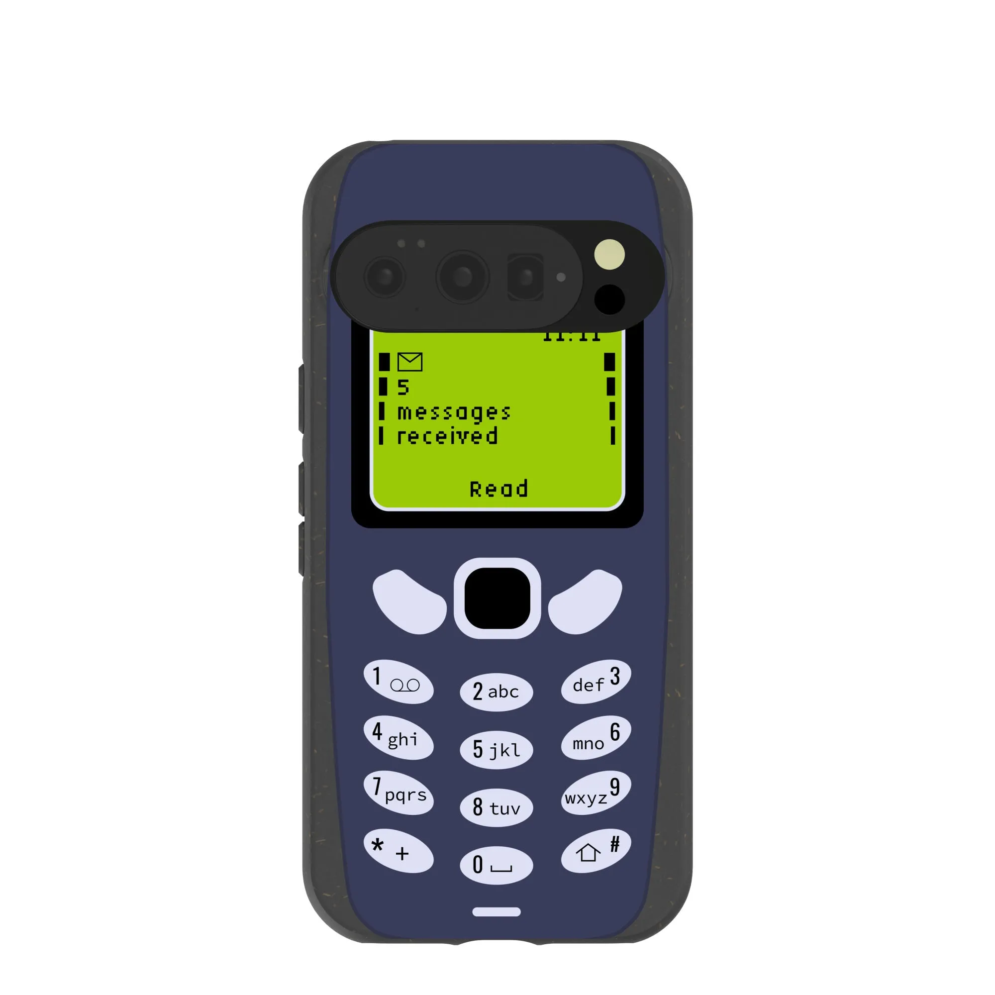 Minimal Detail Texture Black Mobile Google Pixel 10/10 Pro Case