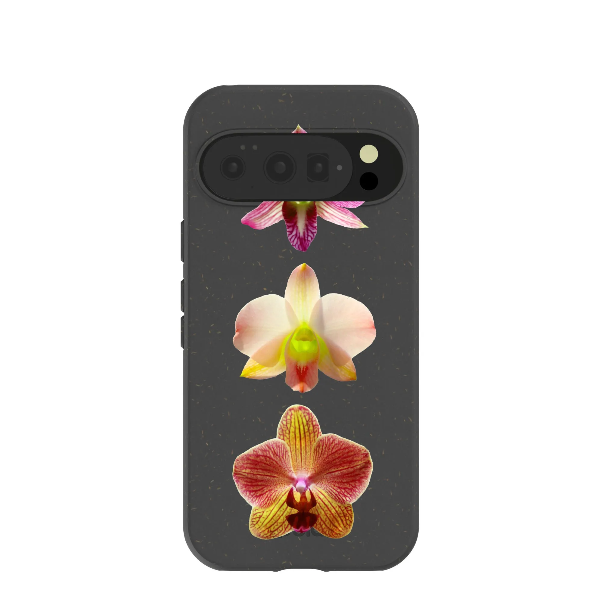 Hard Plastic Black Orchids Google Pixel 10/10 Pro Case