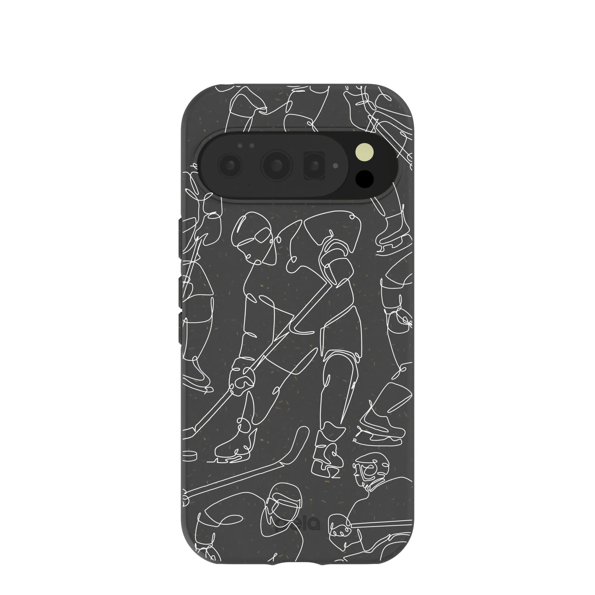 Black Play Sketch Google Pixel 10/10 Pro Case Modern Look