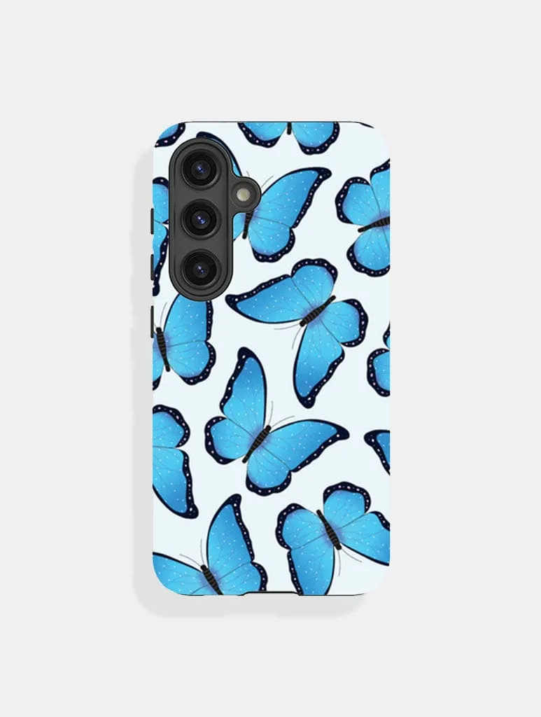 Blue Butterfly Ultra Protective Android Case Travel Essential