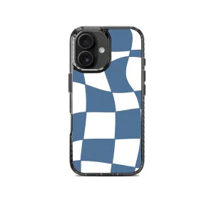 Blue Checkers Pattern Stride 2.0 Phone Case Cover Protective Lining