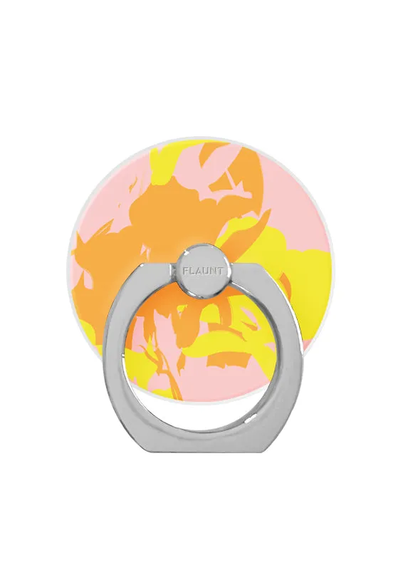 Blush Blossom Adhesive Phone Ring Stand Travel Spin Dock