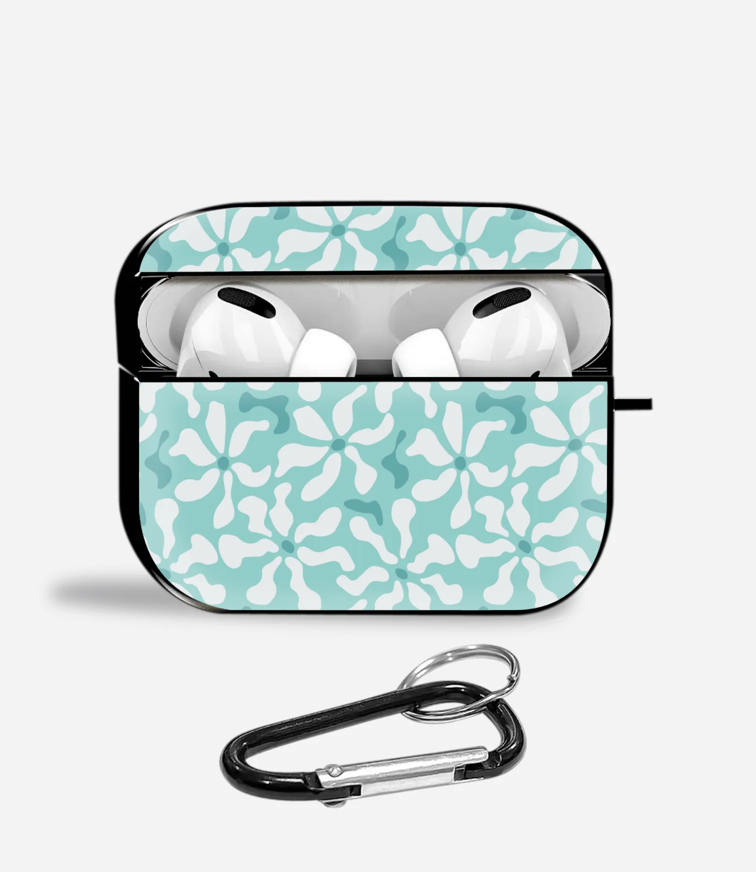 Boho Bliss Airpods Glass Case Fashion Compact Shell