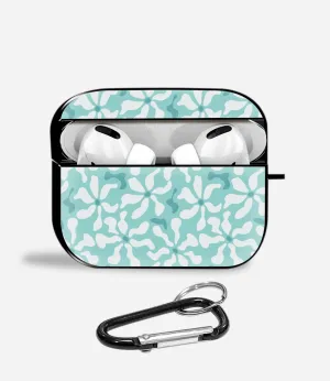 Boho Bliss Airpods Glass Case Fashion Compact Shell