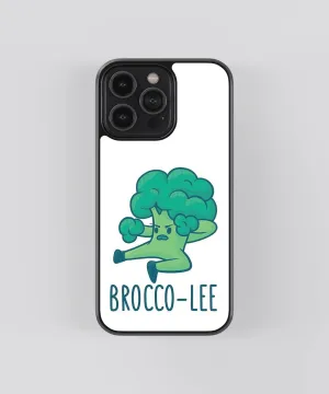 Pocket Friendly Casual Texture Broco-lee Glass Phone Case Cover