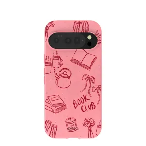 Youth Style Bubblegum Pink Book Club Google Pixel 10/10 Pro Case