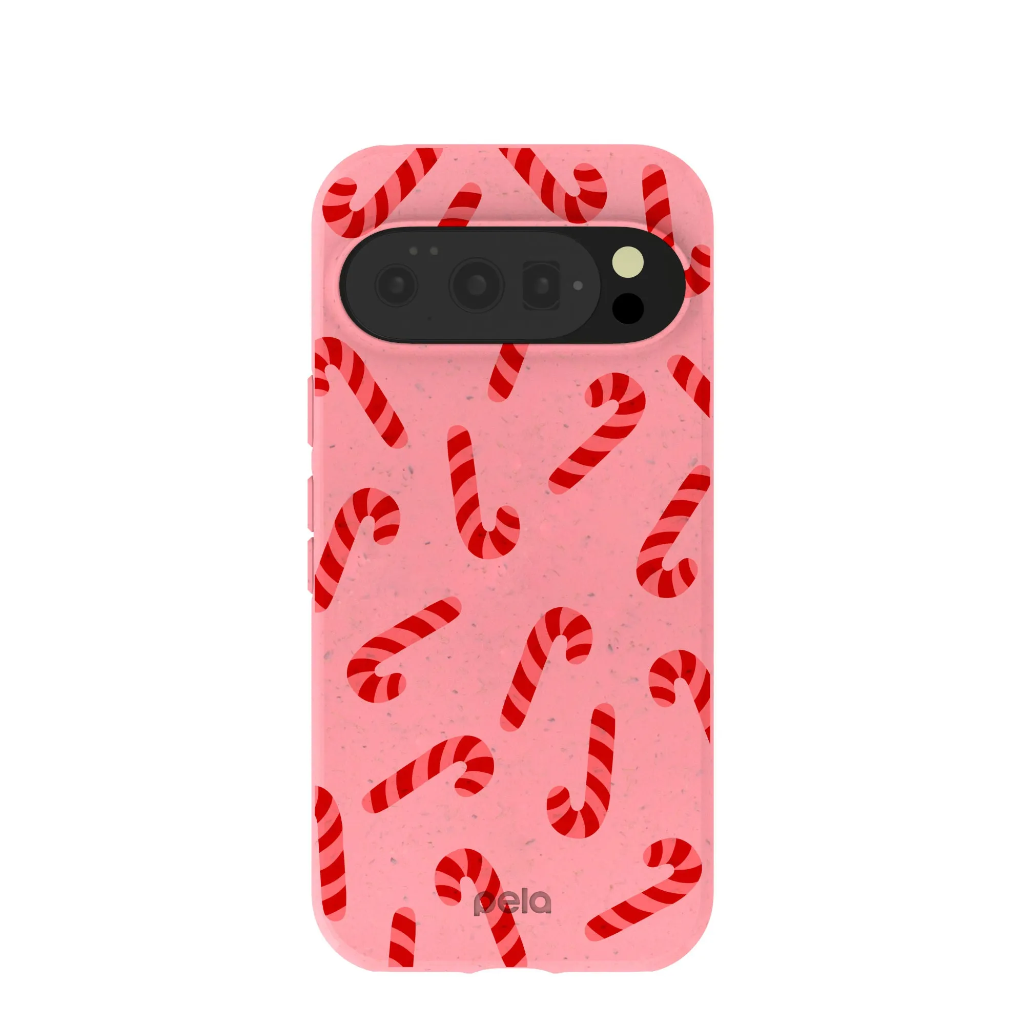 Metal Texture Bubblegum Pink Candy Cane Chaos Google Pixel 10/10 Pro Case