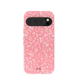 Bubblegum Pink Dreamy Meadow Google Pixel 10/10 Pro Case Smart Accessory Luxury Feel