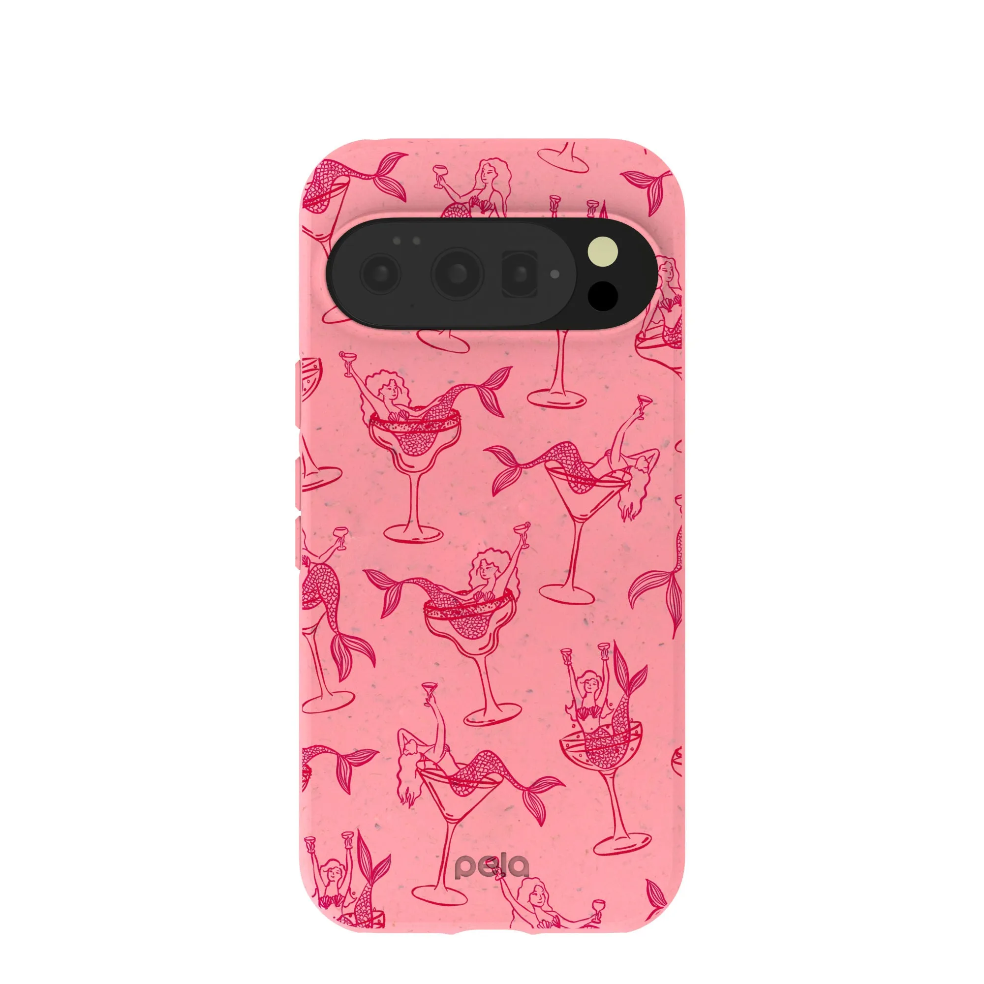 Printed Graphic Stylish Layer Bubblegum Pink Mermaid Cocktail Google Pixel 10/10 Pro Case