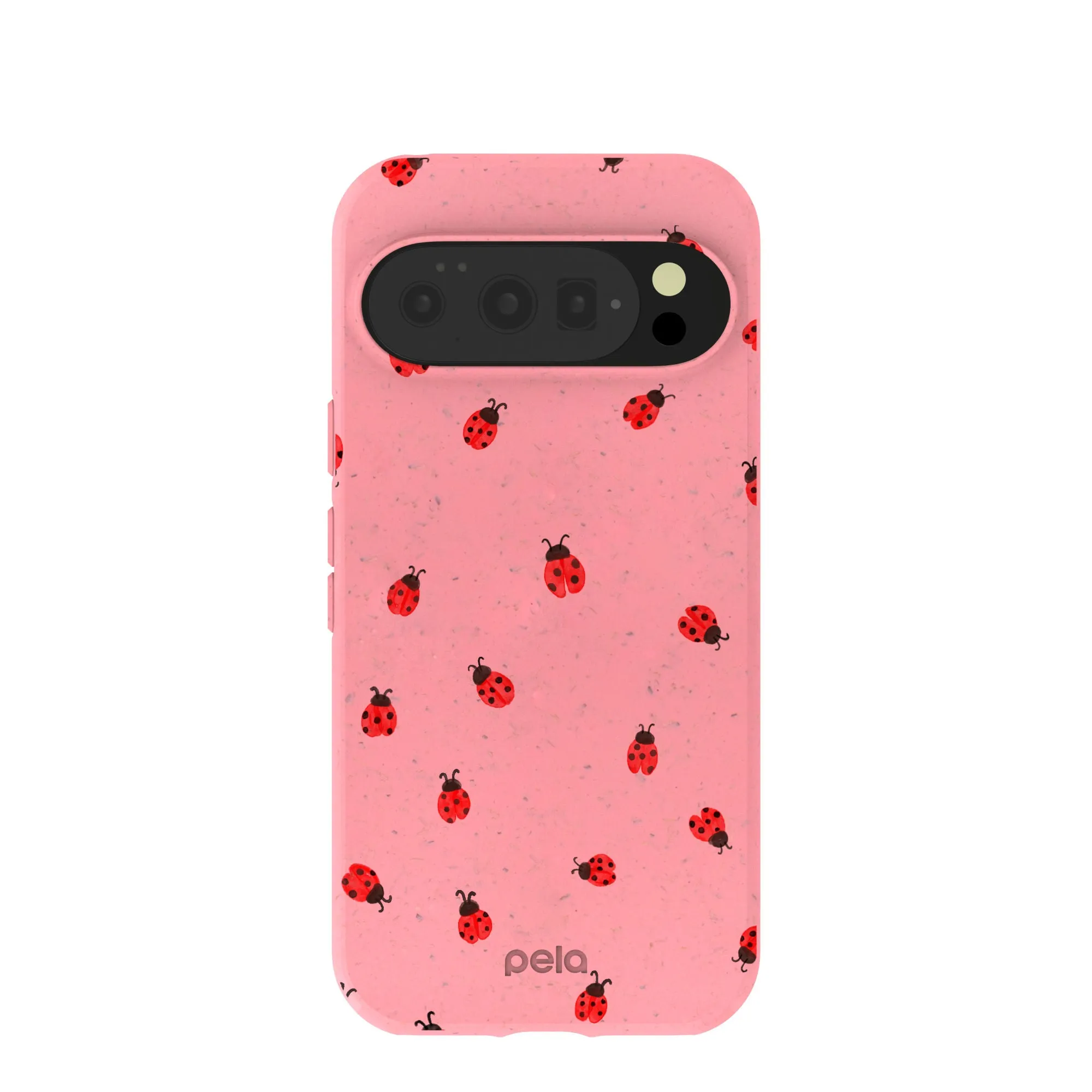 Flexible Pattern Texture Flexible structure Bubblegum Pink Rosy Ladybug Google Pixel 10/10 Pro Case