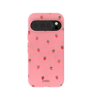 Anti Scratch Layer Creative Artwork Bubblegum Pink Summer Berries Google Pixel 10/10 Pro Case