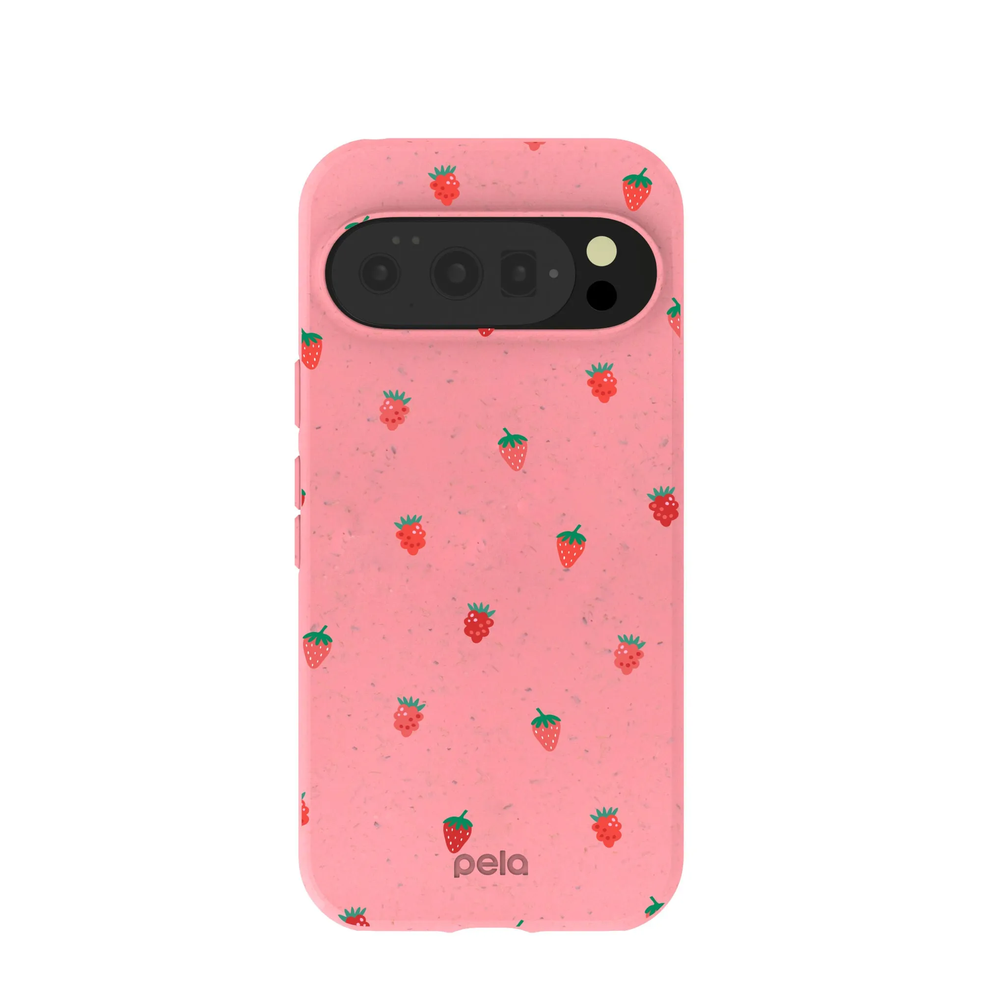 Anti Scratch Layer Creative Artwork Bubblegum Pink Summer Berries Google Pixel 10/10 Pro Case