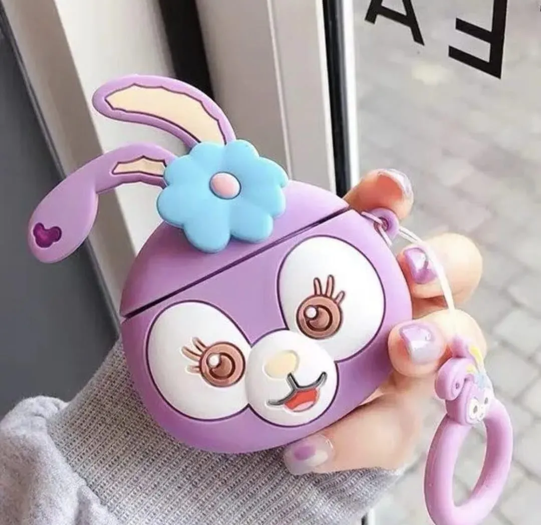 soft pastel airpods case Compact Gadget Bag Bunny Airpods Pro2 Apple iPhone  Airpods Case