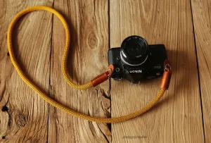 work use Camera neck shoulder strap handmade gold climbing rope B type | windmup.com
