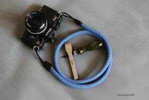 Women Lanyard Phone Carry Strap Camera Strap Handmade Agile Sky Blue Climbing Rope &Windmup.com