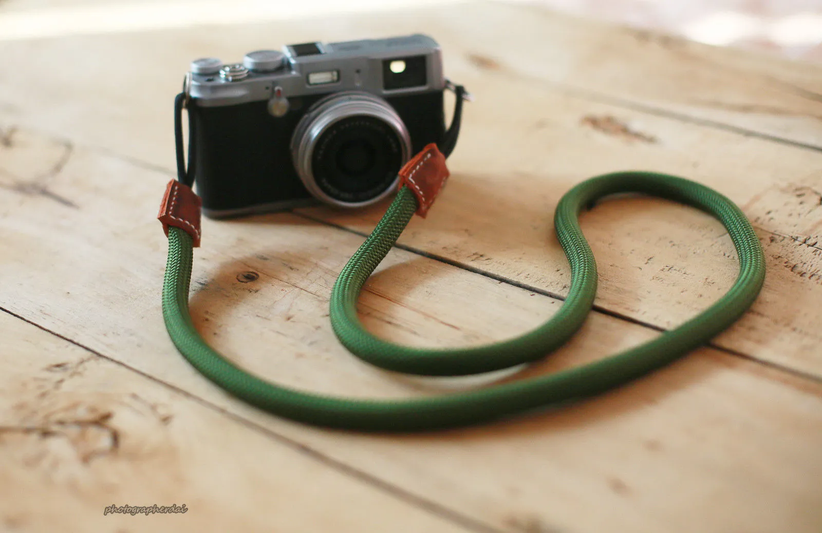 Camera Strap Handmade ArmyGreen Climbing Rope E | Windmup.com Comfort Fit Protective Sleeve