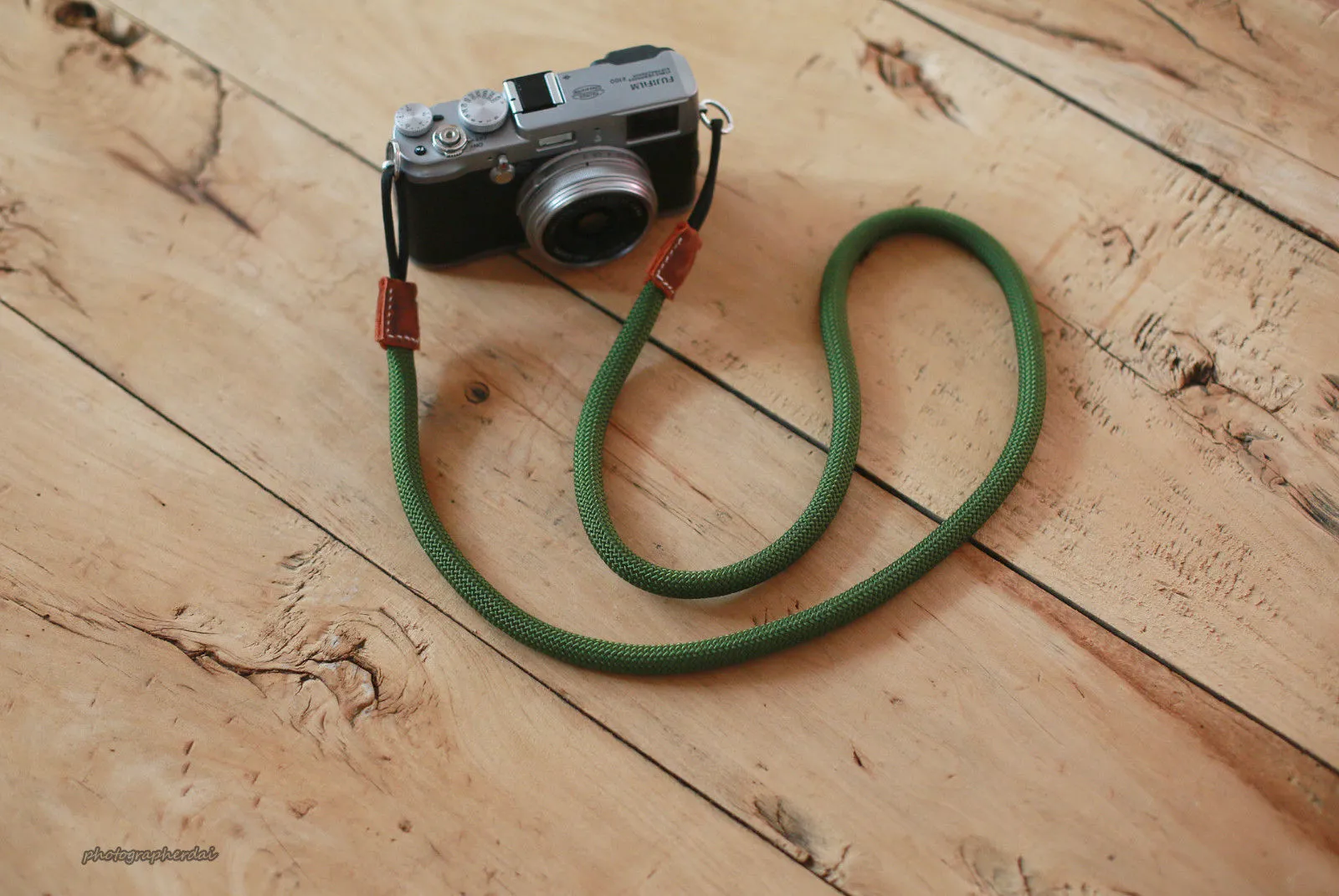 Casual Camera Strap Handmade ArmyGreen Climbing Rope E | Windmup.com