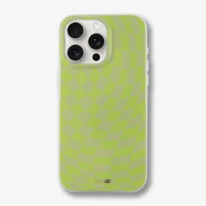 Soft edges Minimal Shield Checkmate Green MagSafe? Compatible iPhone Case