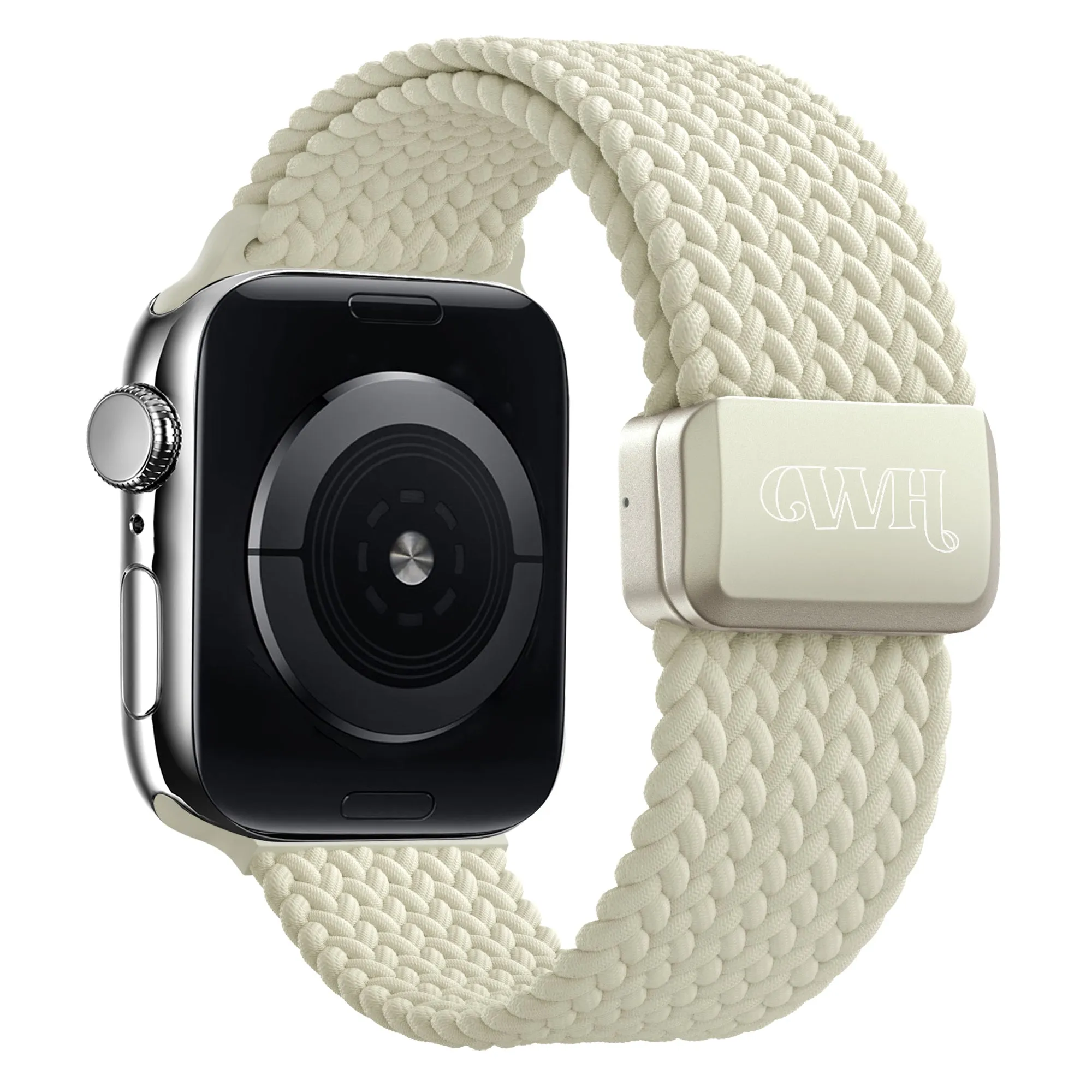 Magnetic Closure Active Lifestyle Fit xoxo Wildhearts Apple Watch Braided Strap (Starlight)