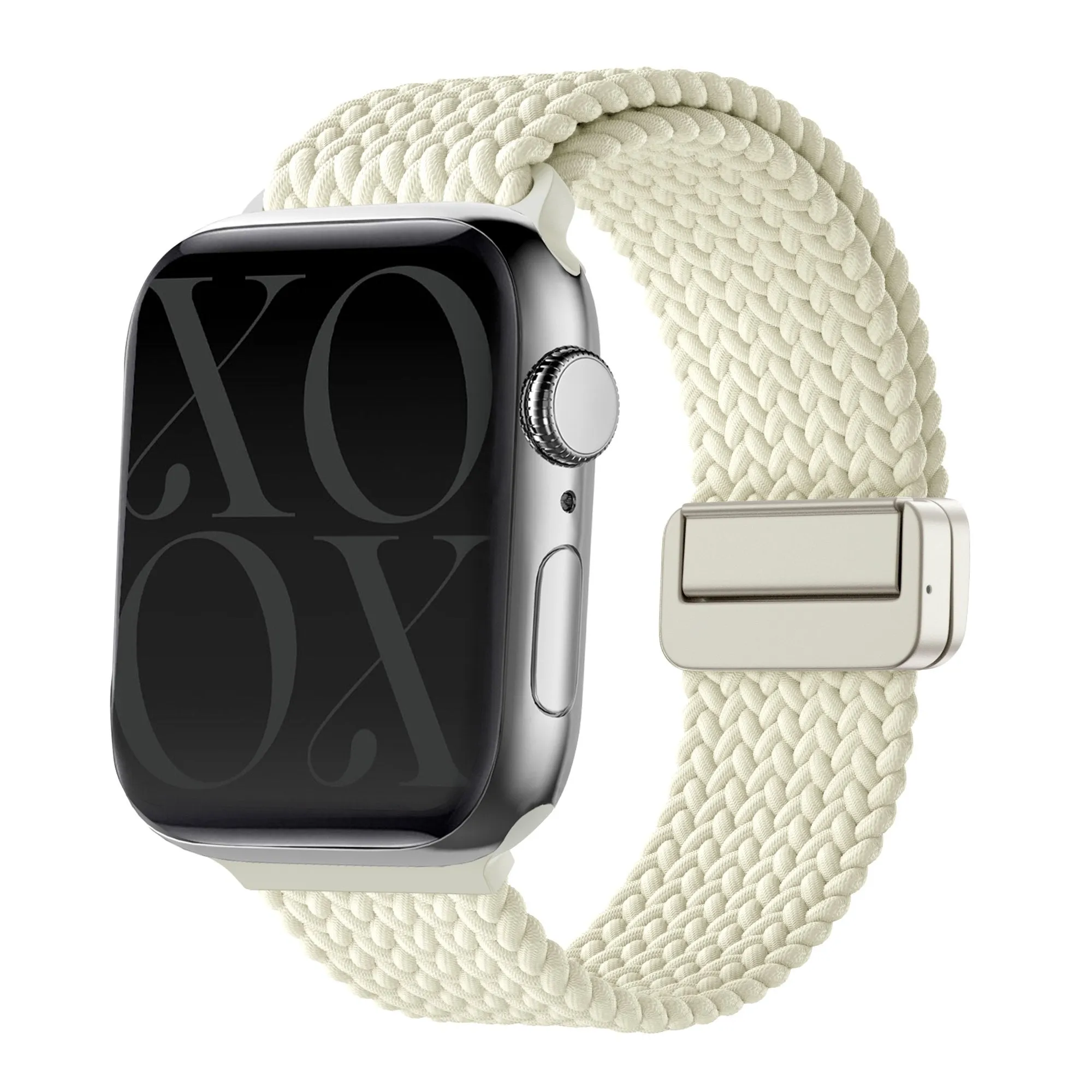 Modern Style xoxo Wildhearts Apple Watch Braided Strap (Starlight)