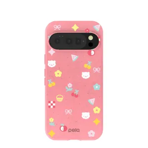 Polished Detail Modern Finish Bubblegum Pink Pretty Picnic Google Pixel 10/10 Pro Case