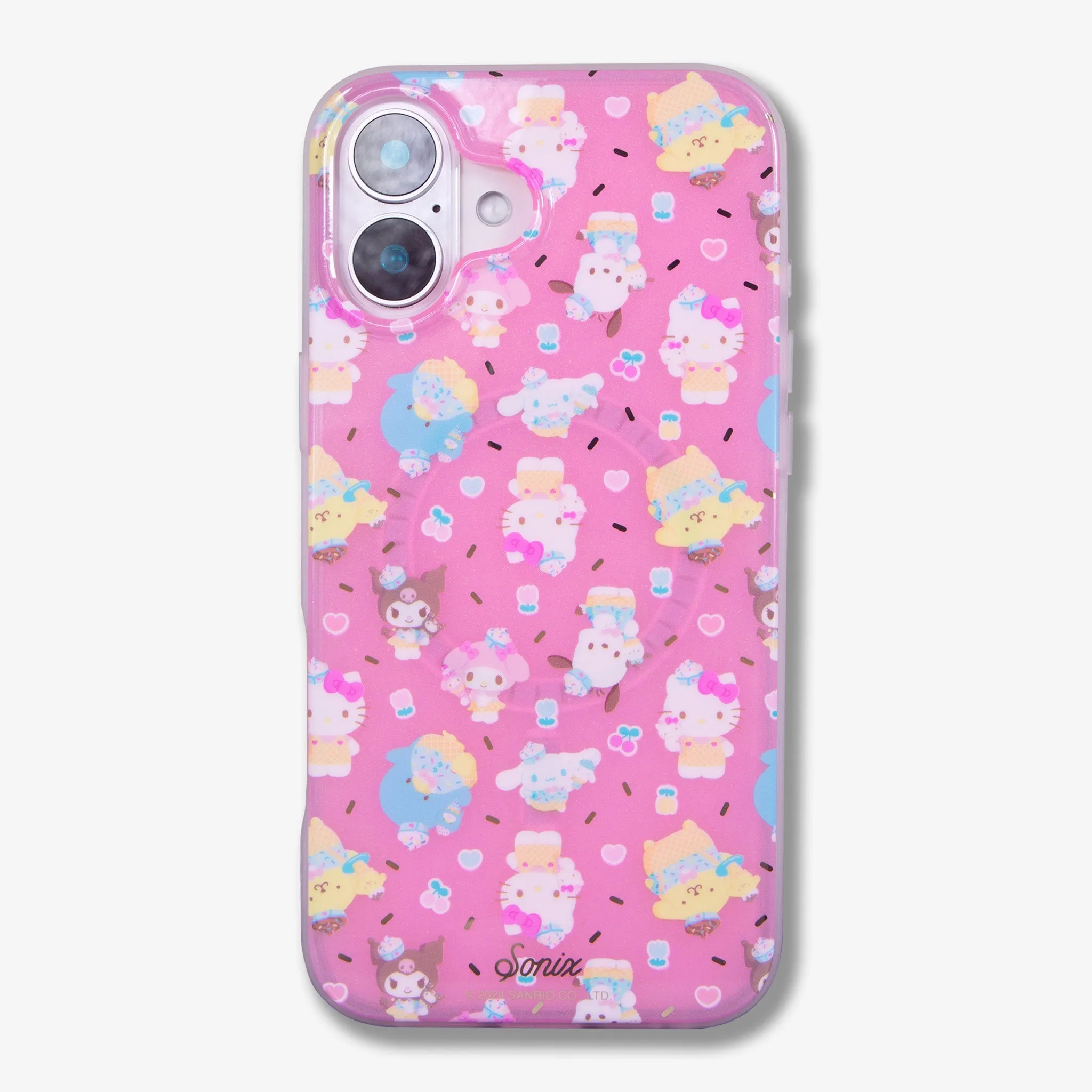 Hello Kitty? and Friends Ice Cream Parlor MagSafe? Compatible iPhone Case Lightweight Build