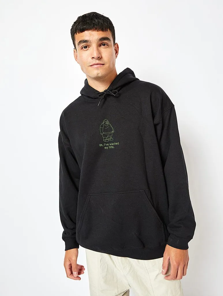 The Simpsons Android Dungeon Hoodie in Black Durable Quality