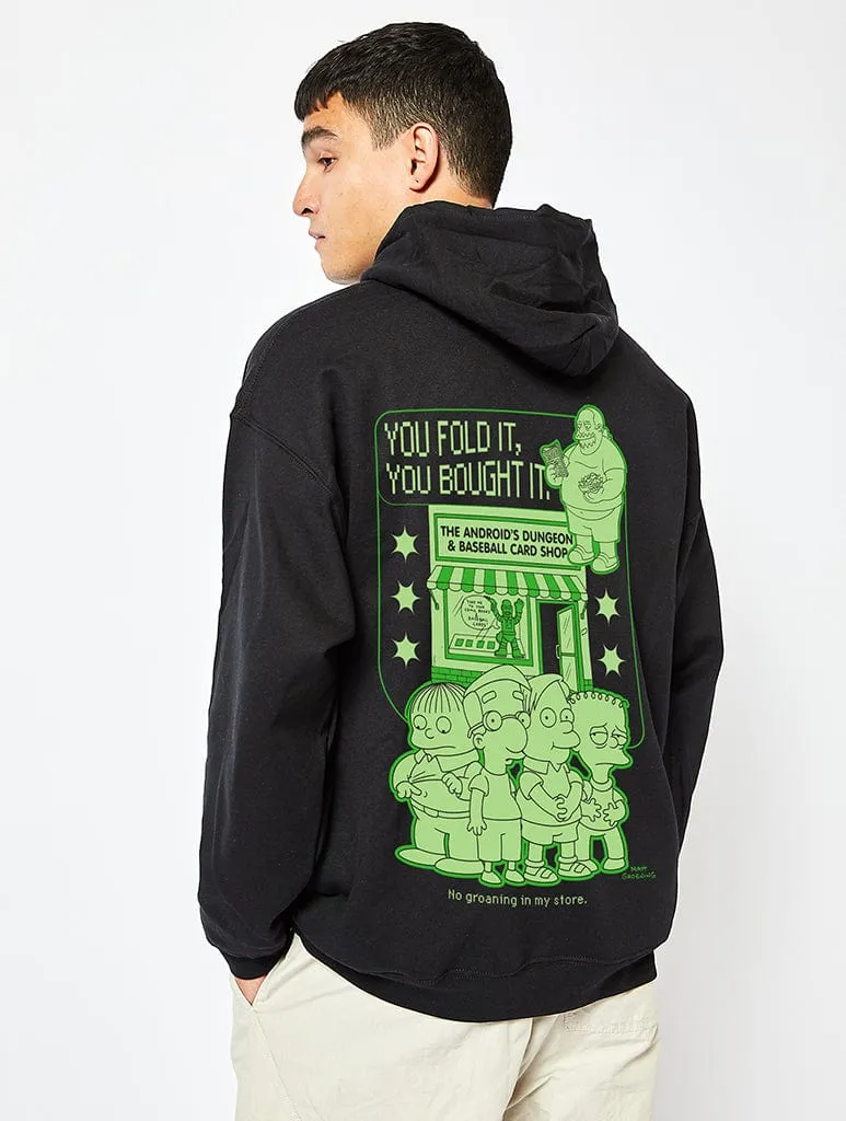 Refined Edge Hard Edge The Simpsons Android Dungeon Hoodie in Black