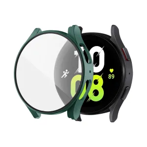 Impact Frame Samsung Galaxy Watch 5 44mm Hard Case with Glass (Green)