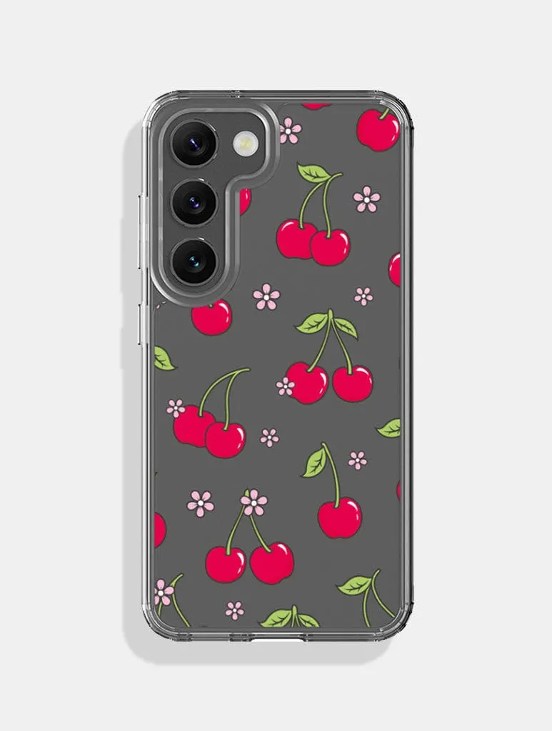 Classic Finish Floral Cherry Android Case