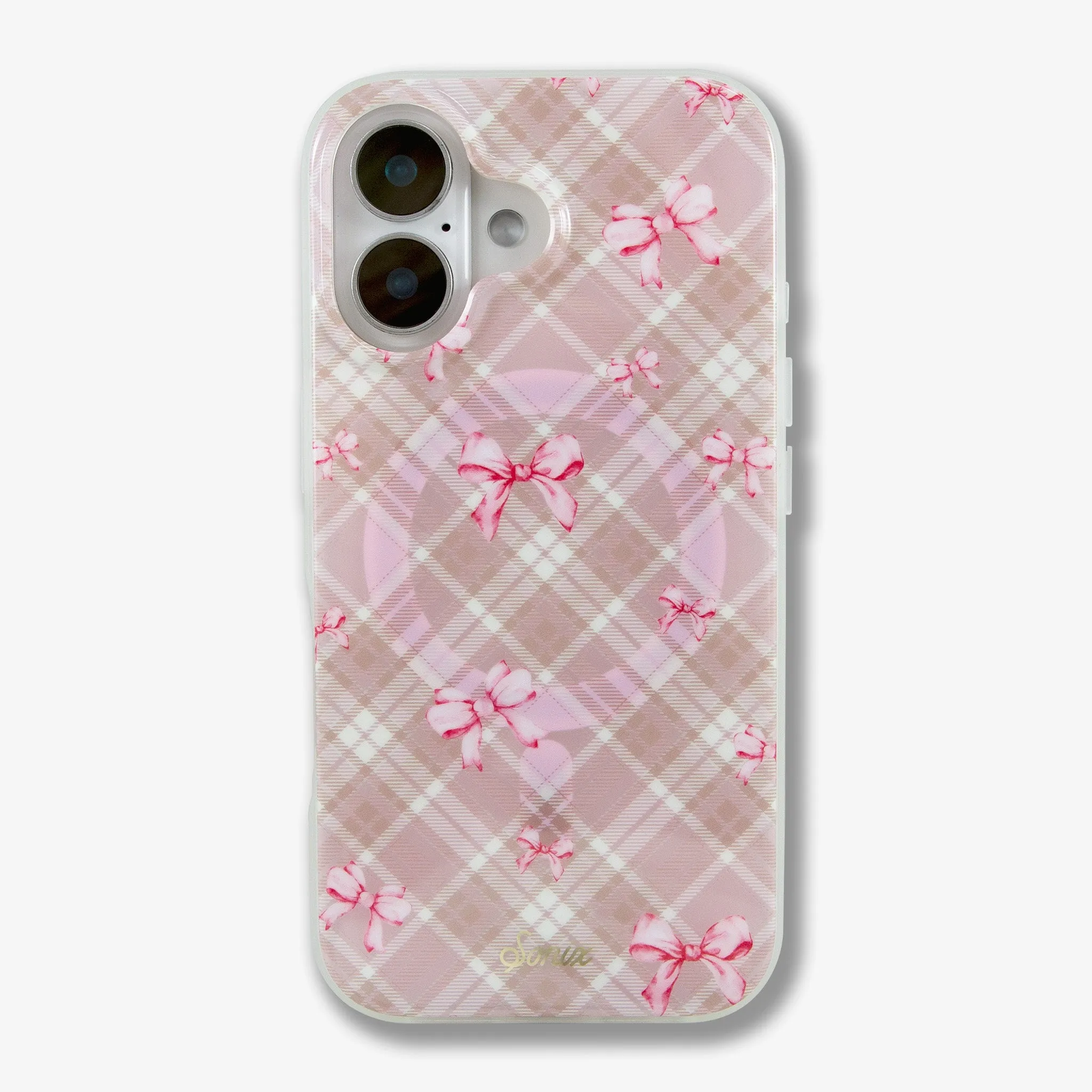 Clueless Pink MagSafe? Compatible iPhone Case Grip Safe Textured Detail