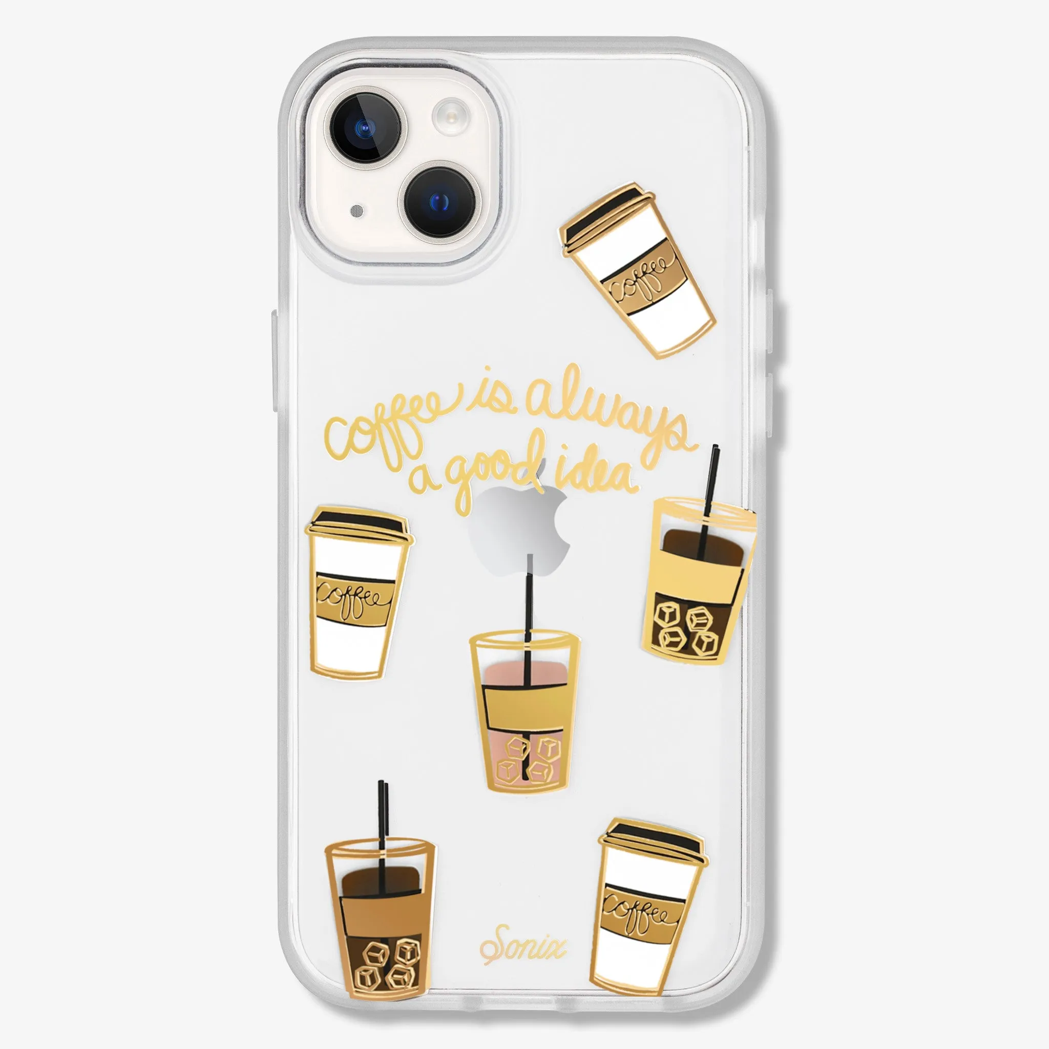 Fashion Look Smooth Look Texture Coffee iPhone Case
