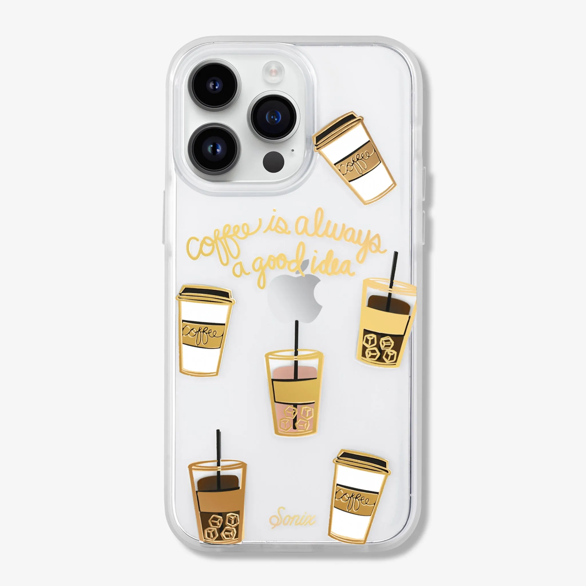 Frosted surface Coffee iPhone Case