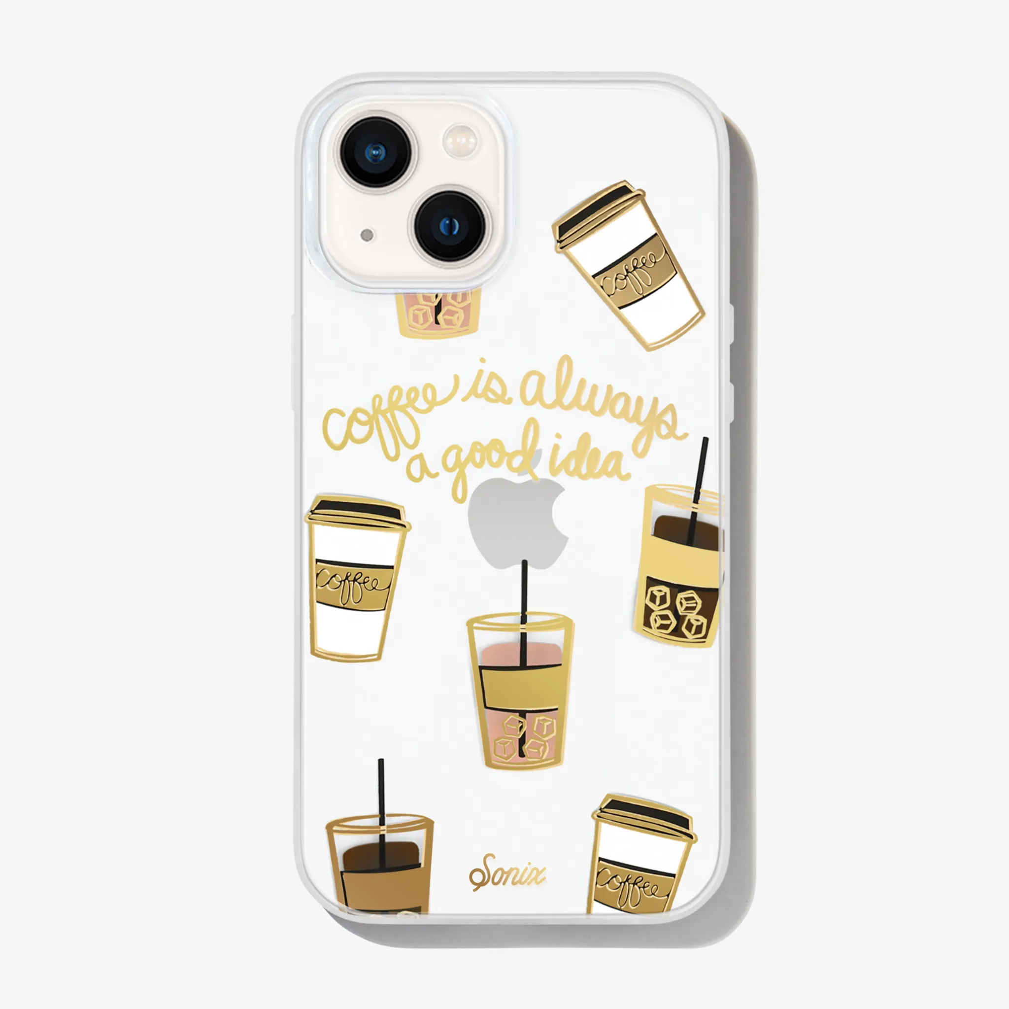 Trendy Look Matte Look Coffee iPhone Case