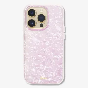 Pink Pearl Tort iPhone Case Hybrid Material