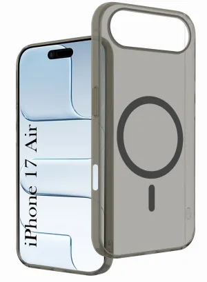 For Apple iPhone 17 Air Back Cover Case (Frosted Matte Feel | MagSafe Compatible Wireless Charging) Textured Surface Protective Design Layer