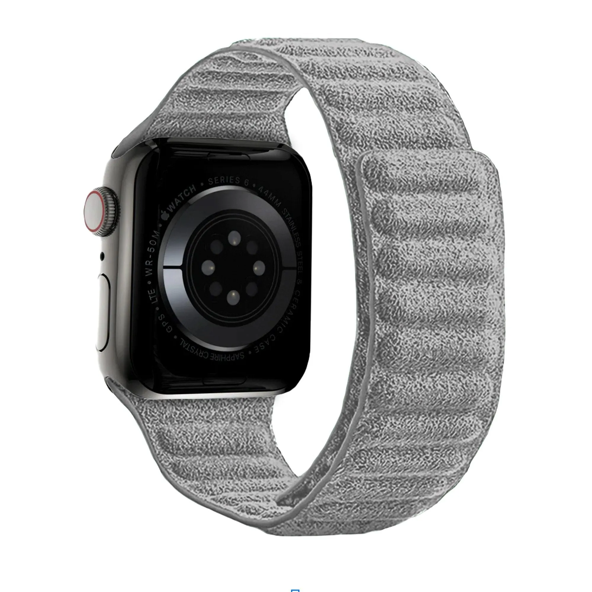 Apple Watch Alcantara Strap (Grey) Premium Functional Look