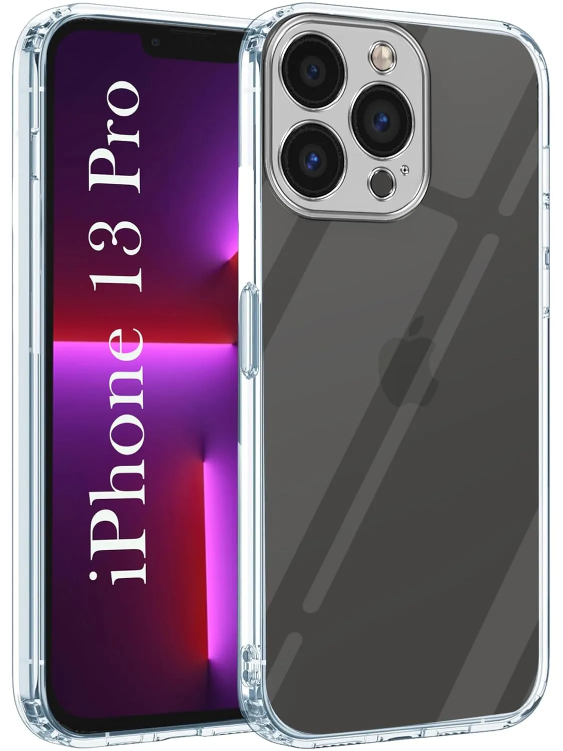 For Apple iPhone 13 Pro Back Cover Case (Textured Grip Design | Camera Protetion | Slim and Light Weight | Soft Touch and Feel) Matte Pattern Layer Light Design