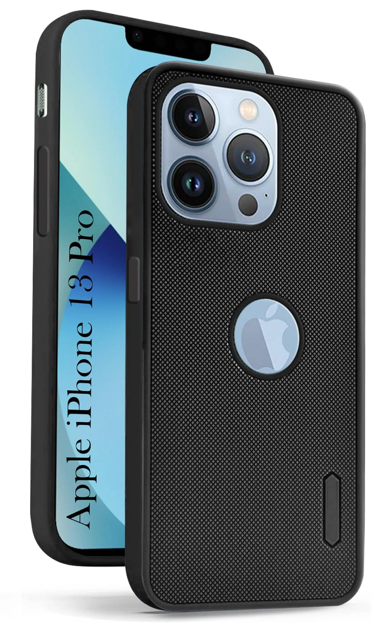 For Apple iPhone 13 Pro Back Cover Case (Textured Grip Design | Camera Protetion | Slim and Light Weight | Soft Touch and Feel) Minimal Comfort