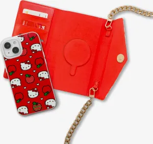 Hello Kitty Apples MagSafe? Compatible Detachable Wallet Minimal Texture Layer