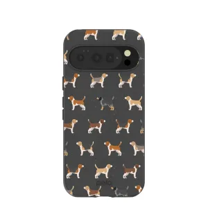 Black Beagle Buds Google Pixel 10/10 Pro Case Elegant Finish Design