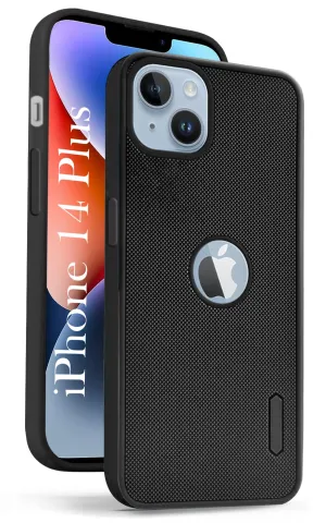 Hybrid Build Fashion Texture For Apple iPhone 14 Plus Back Cover Case (Textured Grip Design | Camera Protetion | Slim and Light Weight | Soft Touch and Feel)