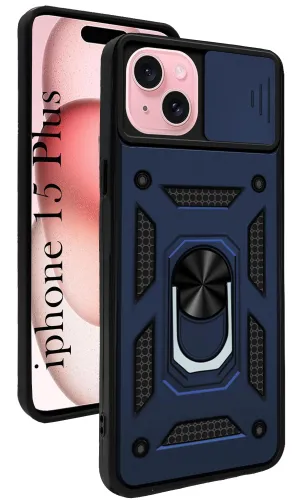 Work Essentials For iPhone 15 Plus Back Cover Case (Hybrid Armor Polycarbonate)