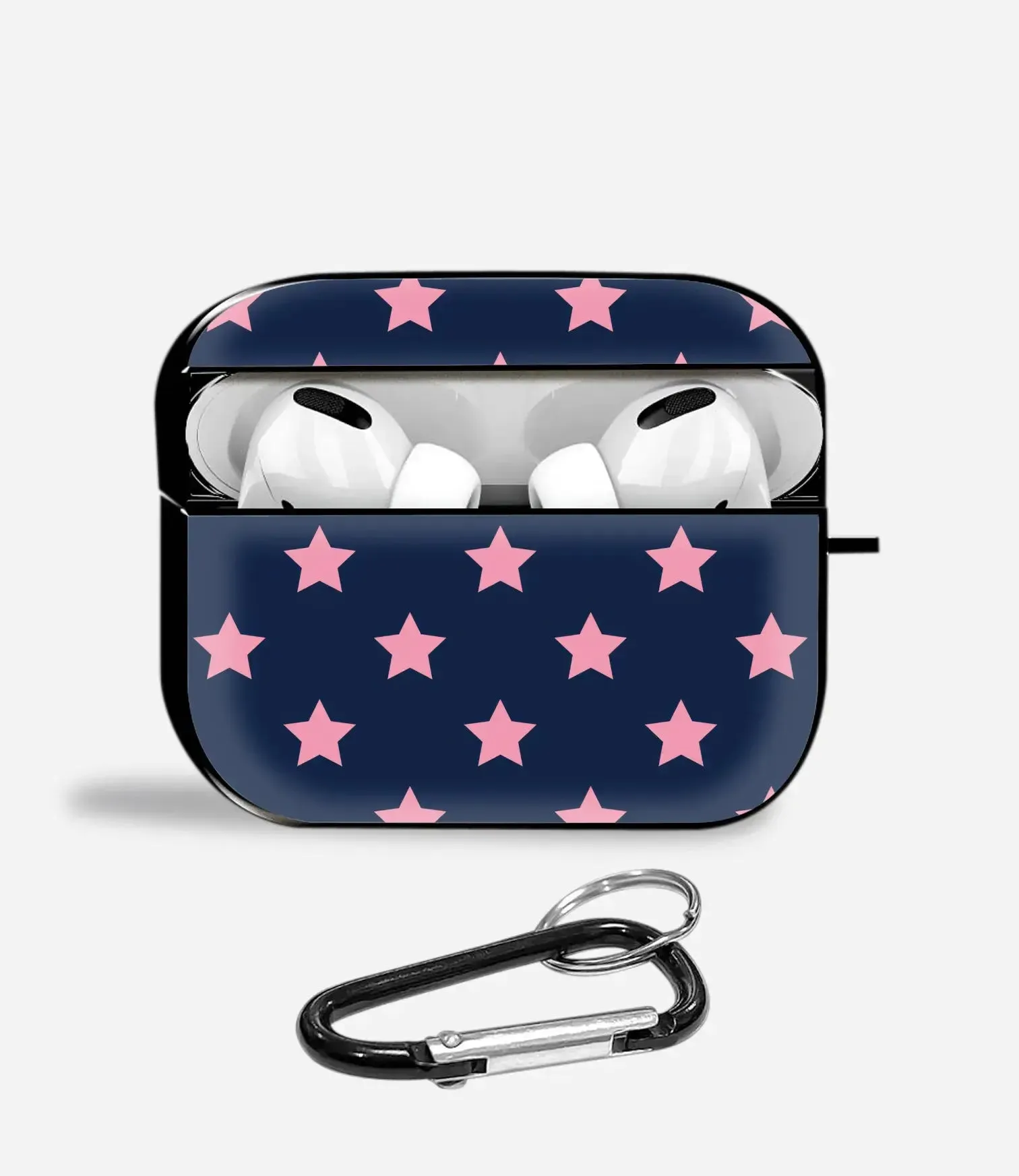 durable travel pastel protector outdoor airpods holder Midnight Stardust Aipods Glass Case