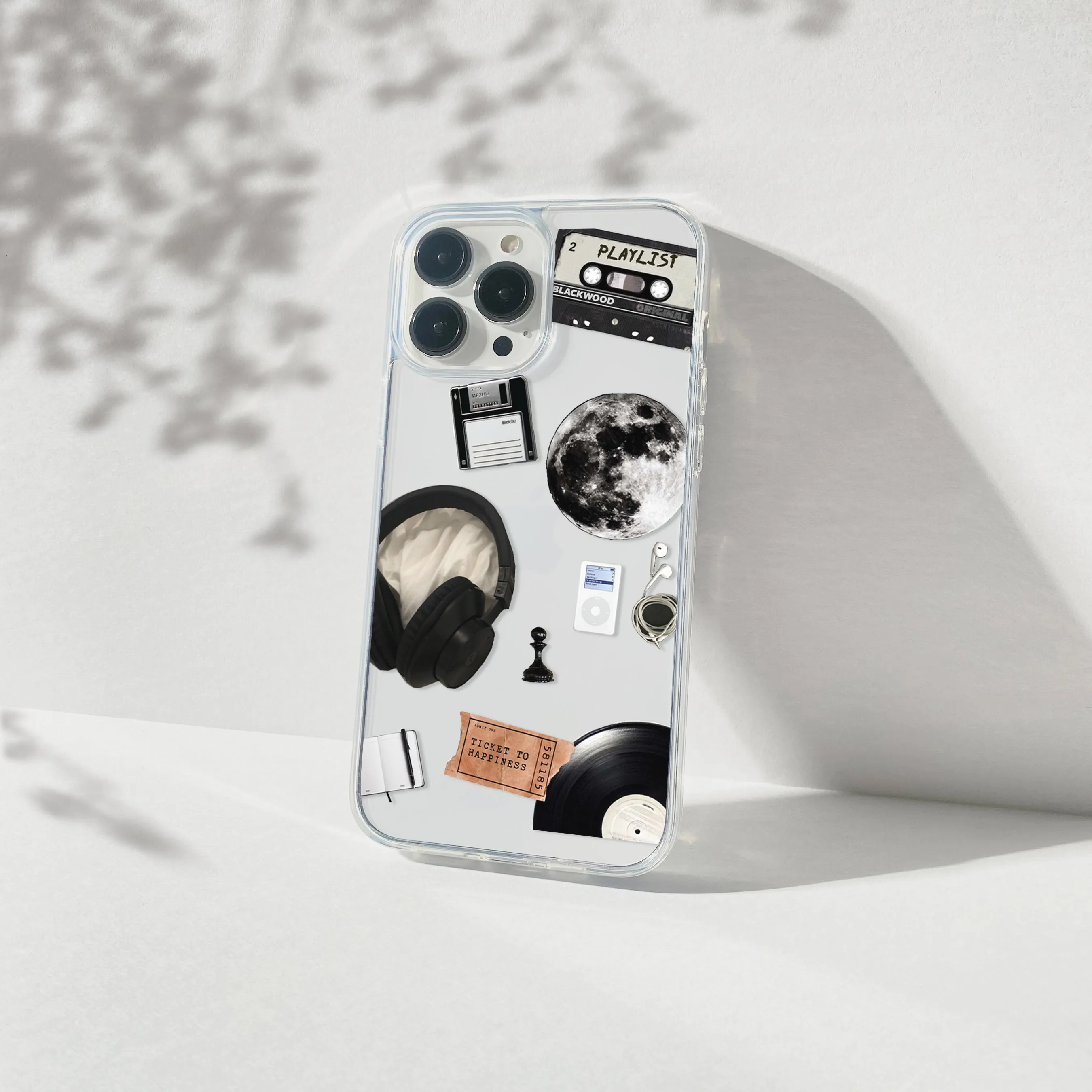 Durable Shape Durable Protection Layer Music Aesthetic Silicone Clear Case