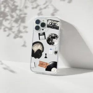 Durable Shape Durable Protection Layer Music Aesthetic Silicone Clear Case