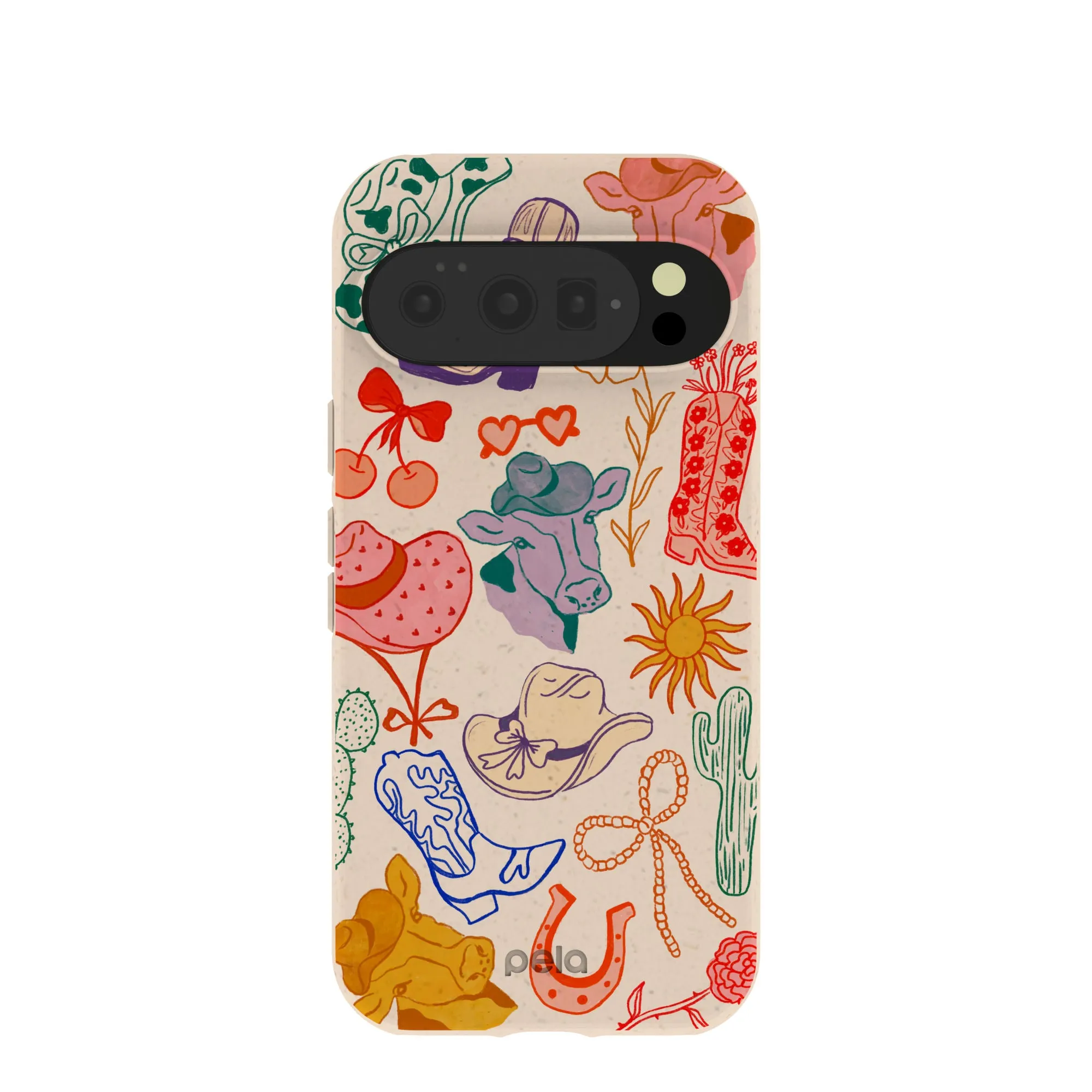 Smooth Feel Surface Seashell Retro Rodeo Google Pixel 10/10 Pro Case